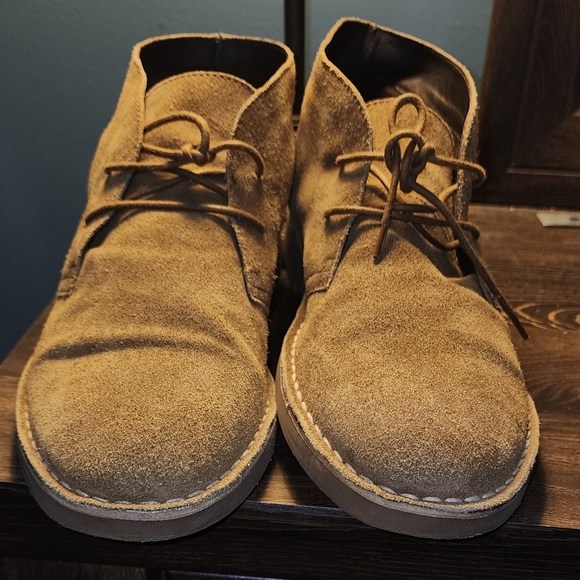 J.Crew Men’s 8 Tan Suede Chukka Ankle Boots Lace Up Desert Boots - Picture 9 of 9